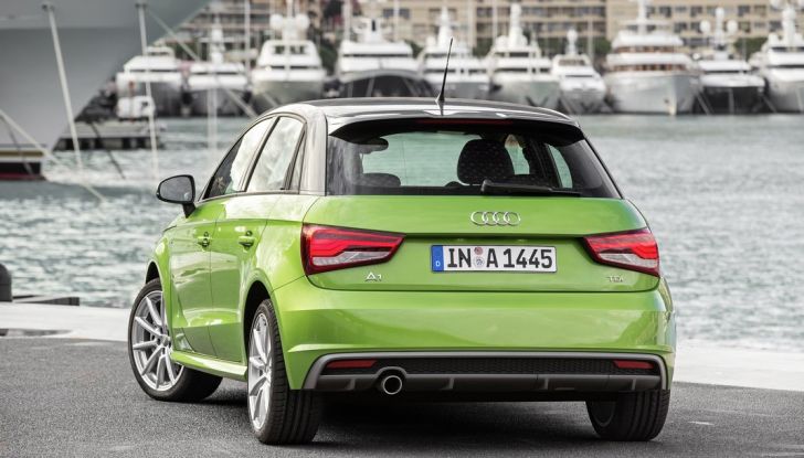audi a1 sportback posteriore