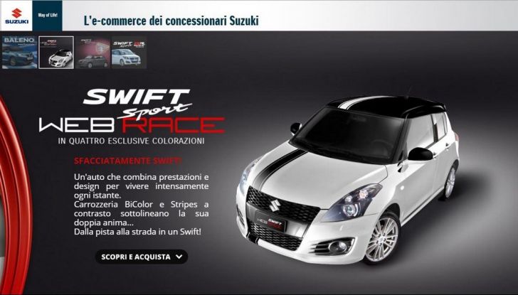 Acquistare online l’auto sul Web Store Suzuki - Foto 2 di 4