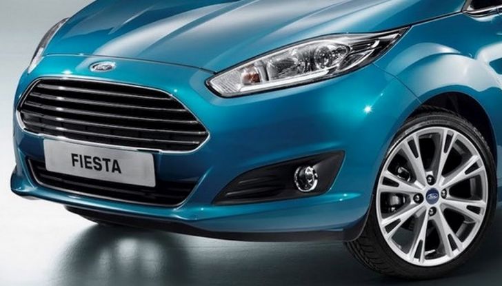 Ford Fiesta GPL, profilo anteriore.