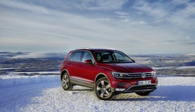 Nuova Volkswagen Tiguan 4Motion: test sulla neve al Winter Drive