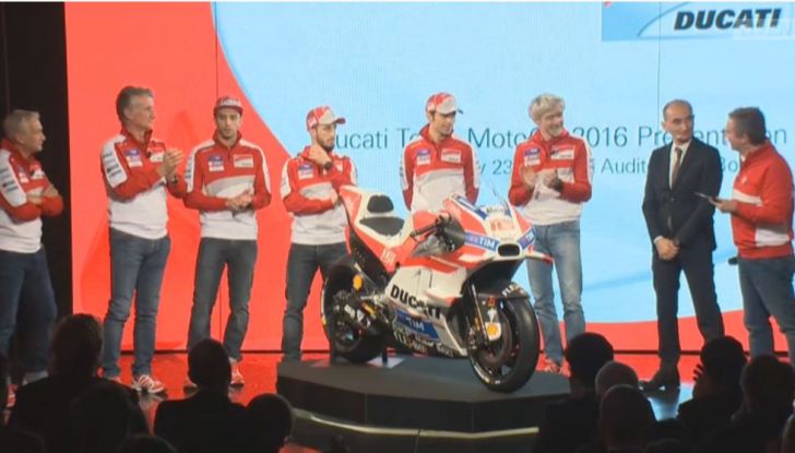 Ducati MotoGP 2016: La presentazione live della Desmosedici GP a Borgo Panigale - Foto 13 di 15