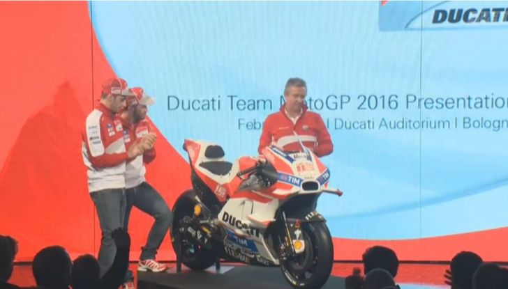 Ducati MotoGP 2016: La presentazione live della Desmosedici GP a Borgo Panigale - Foto 15 di 15