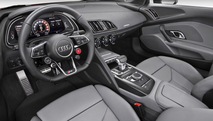Audi R8 V10 plus interno