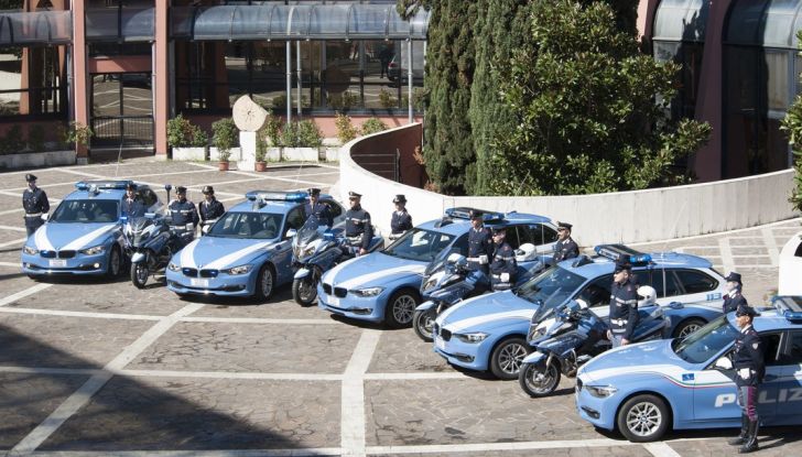 BMW Italia e Polizia Stradale: 278 auto e 240 moto - Foto 3 di 9