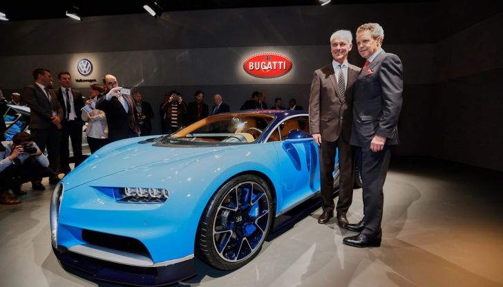 Bugatti Chiron live ginevra 2016