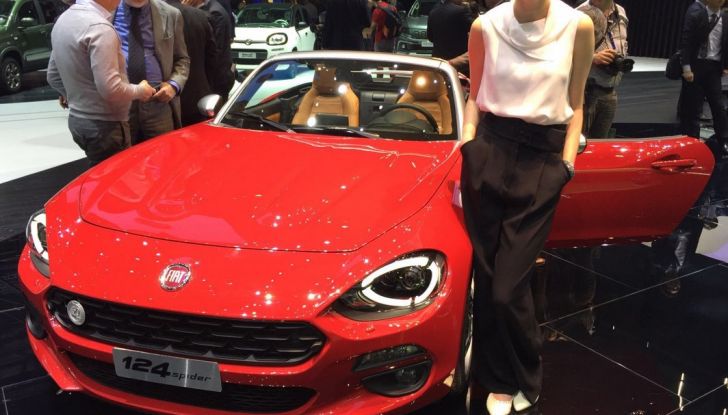 Fiat 124 Spider, presentata al Salone di Ginevra del 2016.