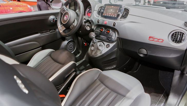 Fiat 500S, al Motor Show di Ginevra, interno.