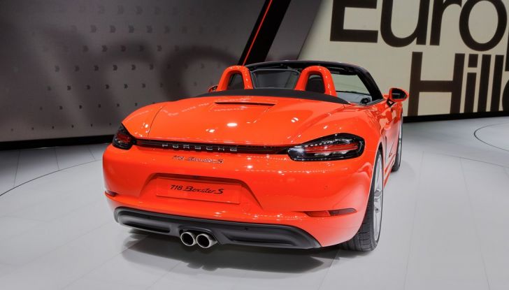 Nuova Porsche 718 Boxter live Ginevra 2016
