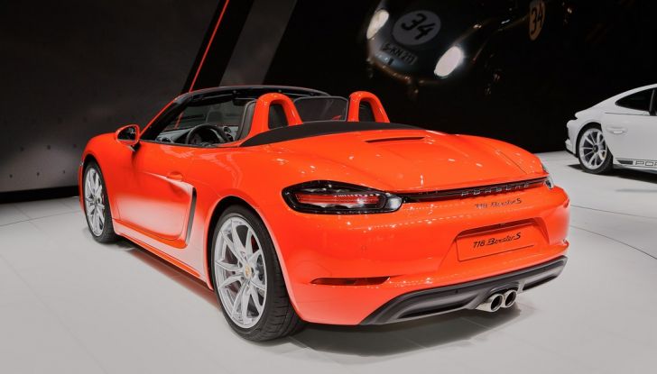 Nuova Porsche 718 Boxter live Ginevra 2016