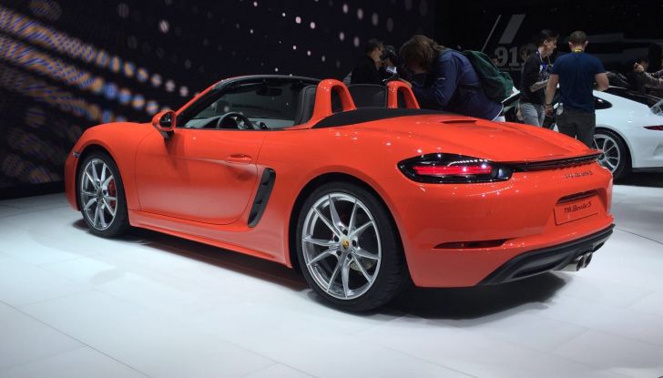 Nuova Porsche 718 Boxter live Ginevra 2016
