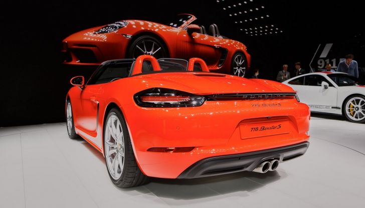 Nuova Porsche 718 Boxter live Ginevra 2016