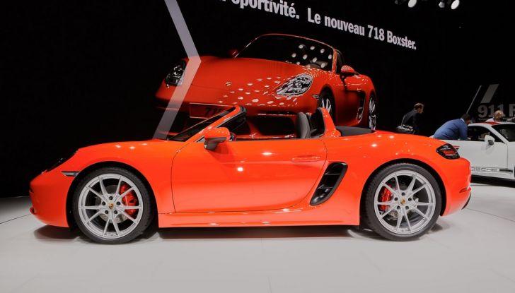 Porsche 718 Boxter S live ginevra 2016