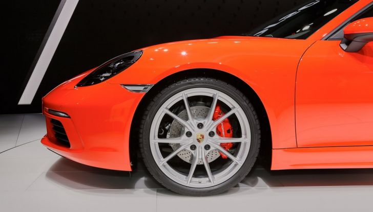 Nuova Porsche 718 Boxter live Ginevra 2016