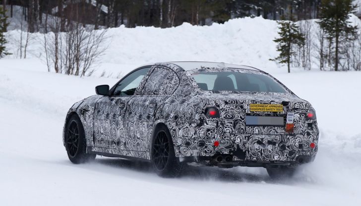 bmw m5 foto spia test invernali 2016 (10)