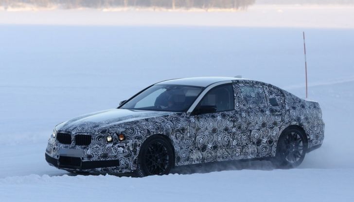 bmw m5 foto spia test invernali 2016 (13)