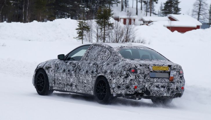 bmw m5 foto spia test invernali 2016 (9)