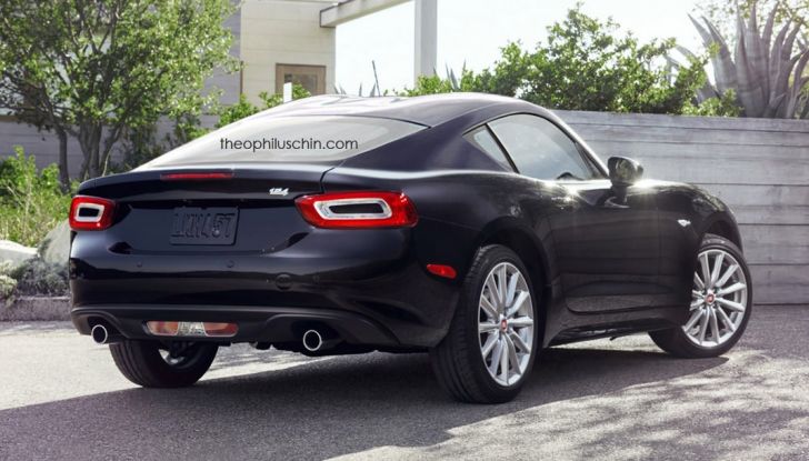 Fiat 124 Coupé: ecco il rendering - Foto 3 di 13