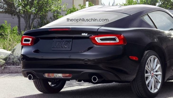Fiat 124 Coupé: ecco il rendering - Foto 7 di 13