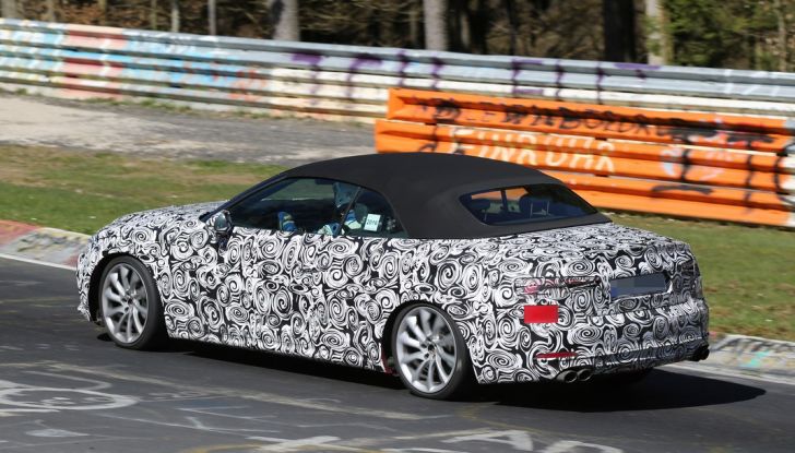 Audi S5 cabrio prime foto spia della scoperta tedesca (19)