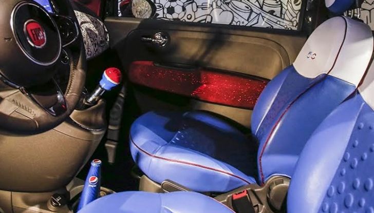 Fiat Pepsi Car, interno.