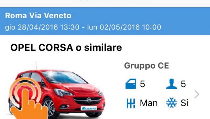 Locauto Rent Elefast: come noleggiare un’auto con un’App - Foto 2 di 8