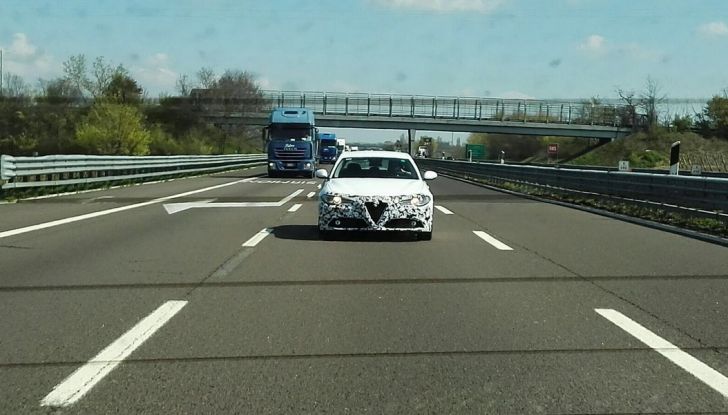 Nuova Alfa Romeo Giulia, i test