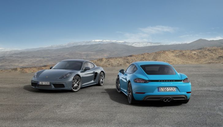 Nuova Porsche 718 Cayman con motore centrale a quattro cilindri turbo - Foto 6 di 11