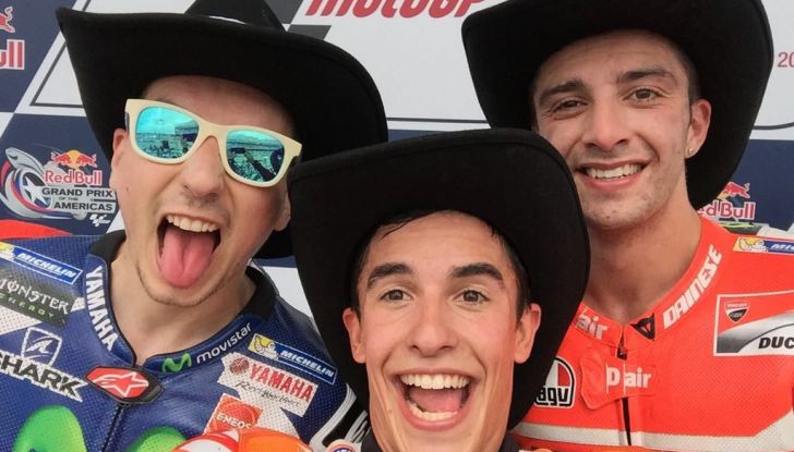 MotoGP, Marquez vince ad Austin. Rossi: caduta e ritiro. - Foto 1 di 13