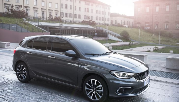Nuova fiat tipo 5 porte, design.