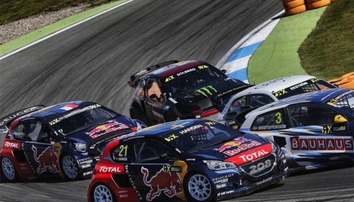 Weekend difficile per la 208 WRX  e Loeb - Foto 4 di 6