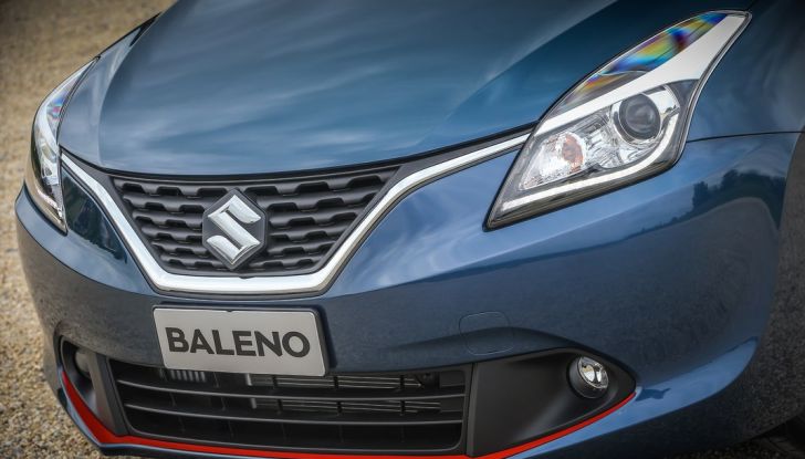 Nuova Suzuki Baleno S dettagli