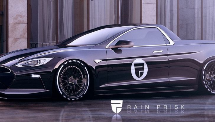 Tesla Model S diventa pick-up - Foto 1 di 8