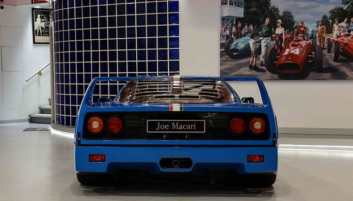 1992 ferrari f40 blue joe Macari