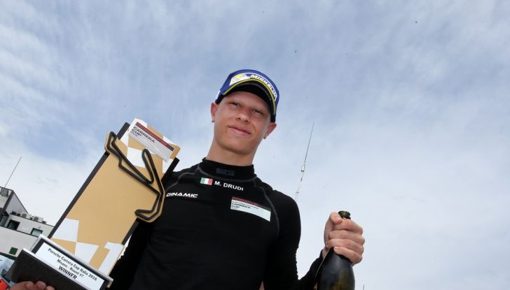 Due vittorie per Mattia Drudi nella gare sprint di Misano della Carrera Cup Italia - Foto 1 di 9