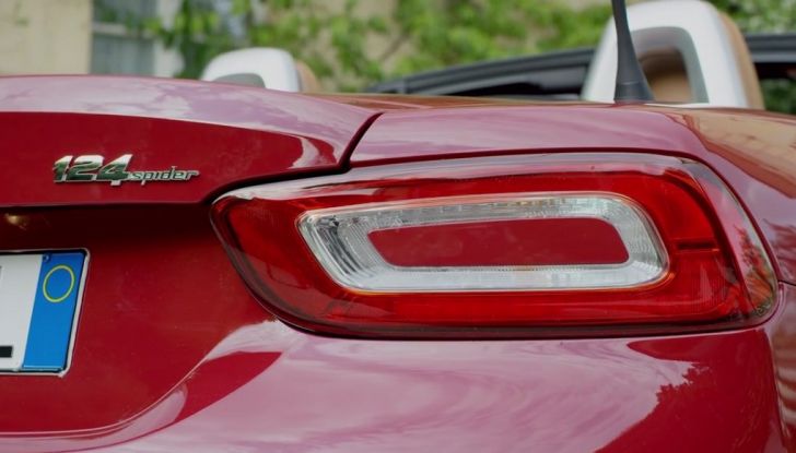 Fiat 124 Spider, fanale posteriore.