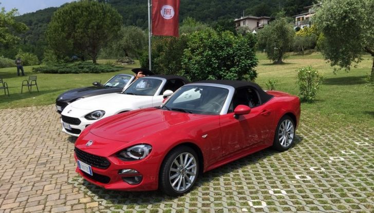 Fiat 124 Spider, 3/4 frontale laterale sinistro.
