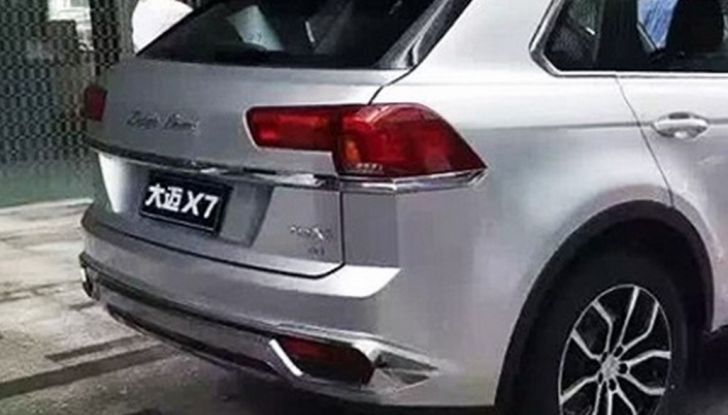 Zotye Damai X7: dalla Cina il clone del nuovo SUV Volkswagen - Foto 5 di 6