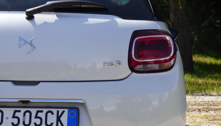nuova DS3 Sport Chic dettaglio posteriore