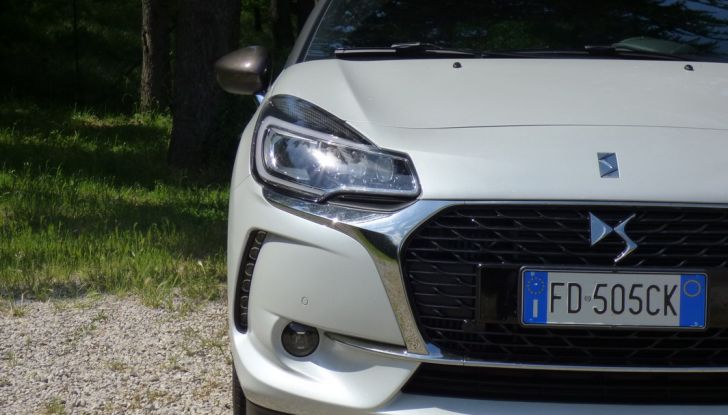 DS3 Berlina Sport & Chic frontale dettaglio