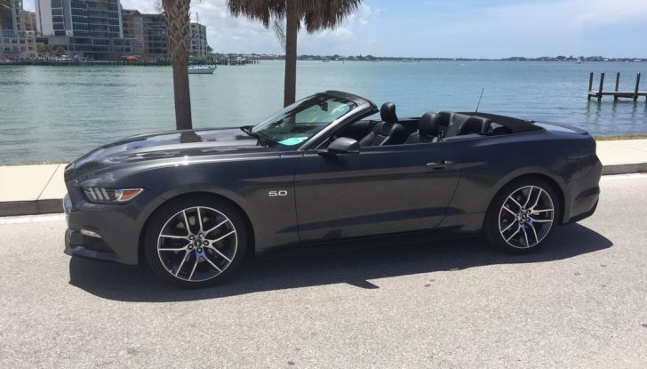 Ford Mustang test drive in Florida.