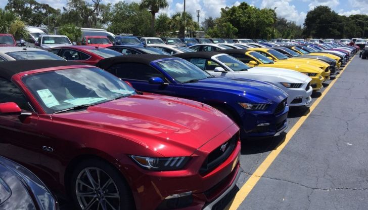 Ford Mustang test drive in Florida.