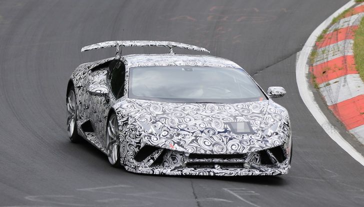 Lamborghini Huracan Superleggera 2017: le foto spia dei test al Nurburgring - Foto 1 di 20