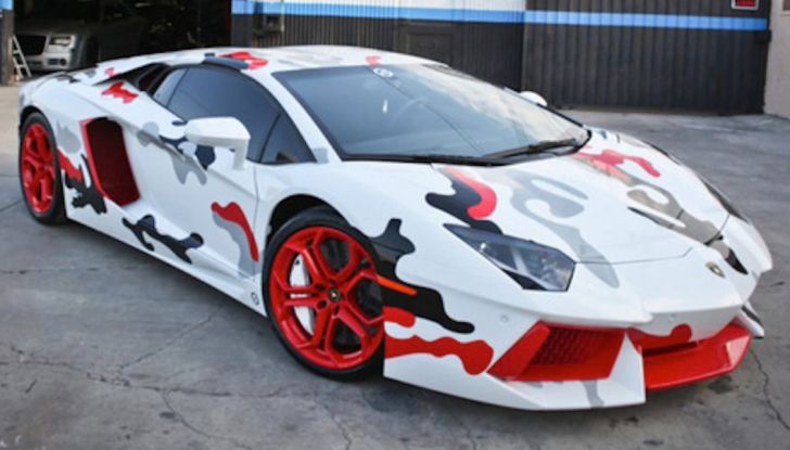 chris brown lamborghini aventador