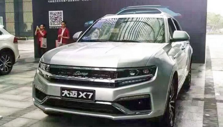 Zotye Damai X7: dalla Cina il clone del nuovo SUV Volkswagen - Foto 3 di 6