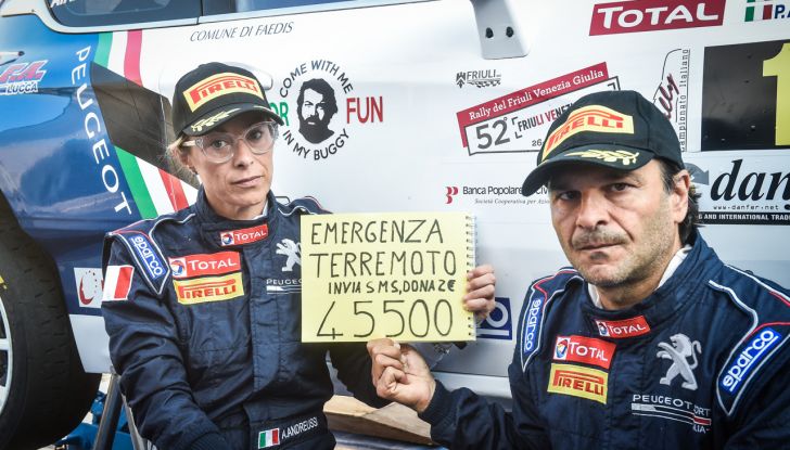 Peugeot Sport con le popolazioni colpite dal terremoto - Foto 1 di 5