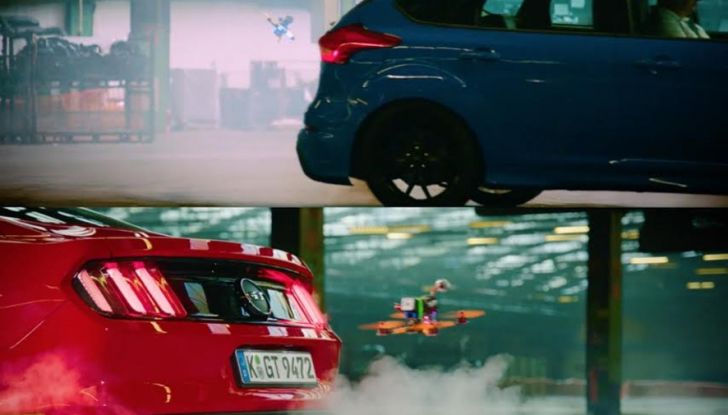 Il Dronekhana con Ford Mustang e Ford Focus RS è come Star Wars – Video - Foto 5 di 5