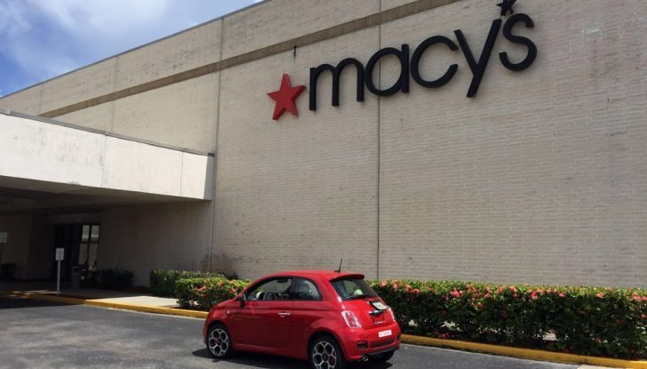 Fiat 500, prova su strada in Florida.