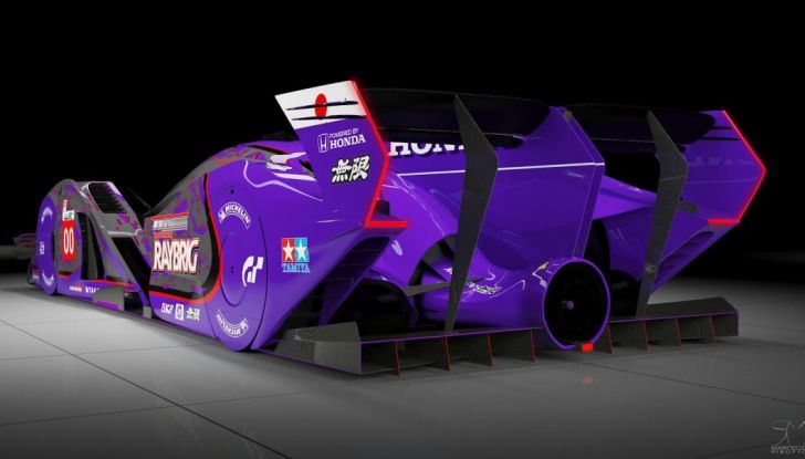 La Honda LHX Concept 2030: la LMP1 a Fuel Cell con pneumatici in grafene - Foto 2 di 20