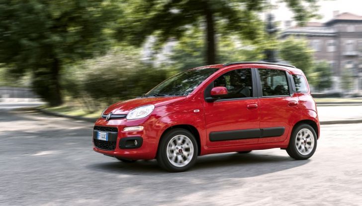 Fiat Panda 2017 in movimento.