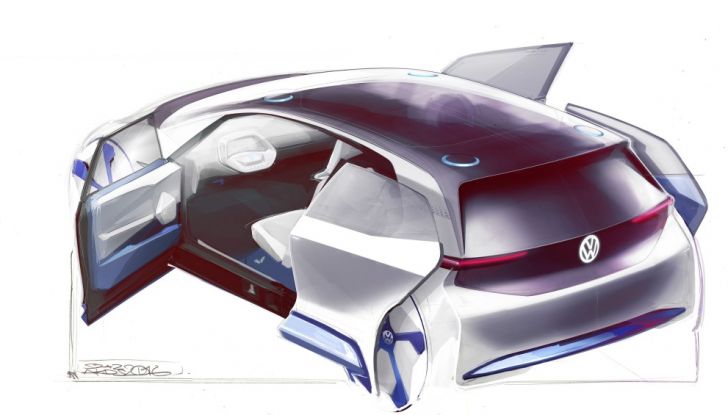 Salone di Parigi 2016, Volkswagen presenta un concept elettrico per il 2020 - Foto 8 di 9